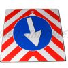 90×90 vehicle passage sign
