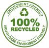 100%recycled